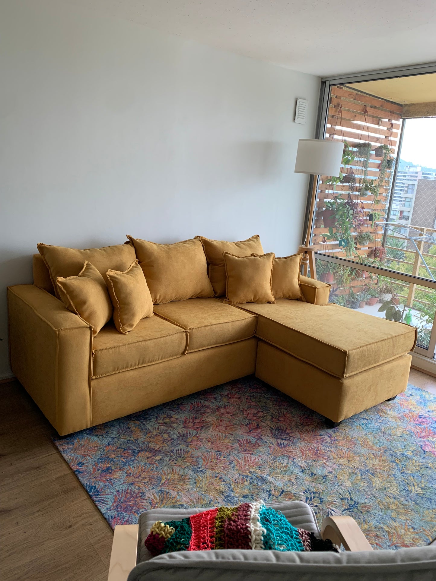 Intercambiable Homero Plus* / Dorado Mostaza / Lino Soft y Felpa