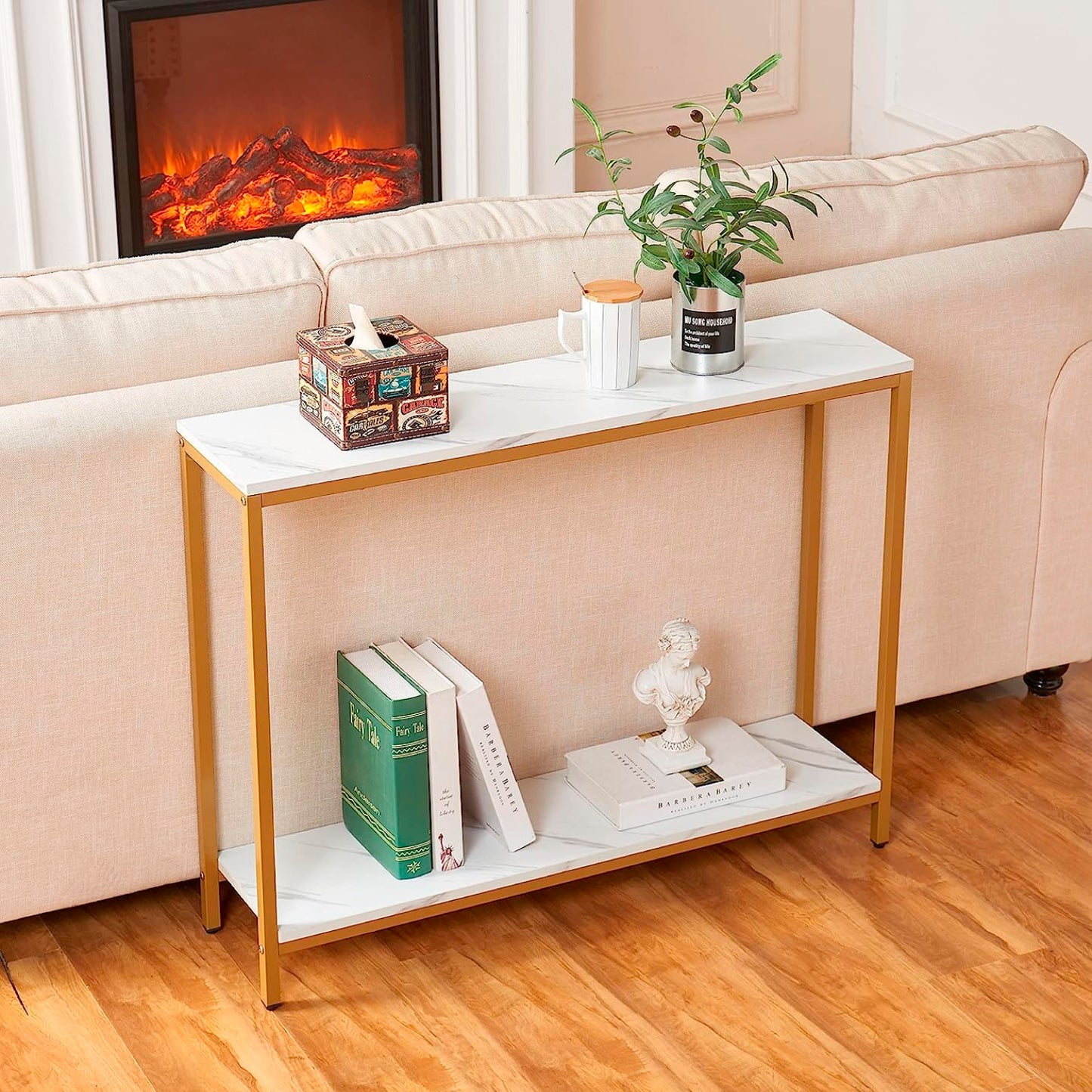 Arrimo white stone cubierta MDF marmol blanco
