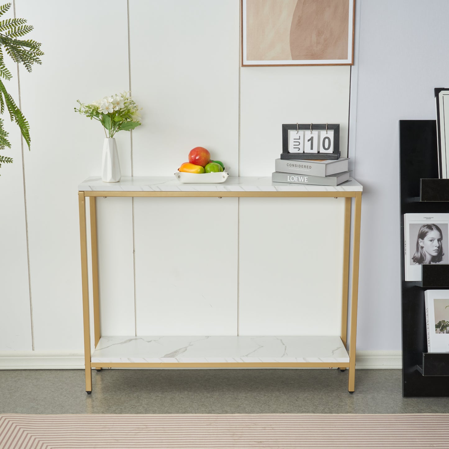 Arrimo white stone cubierta MDF marmol blanco