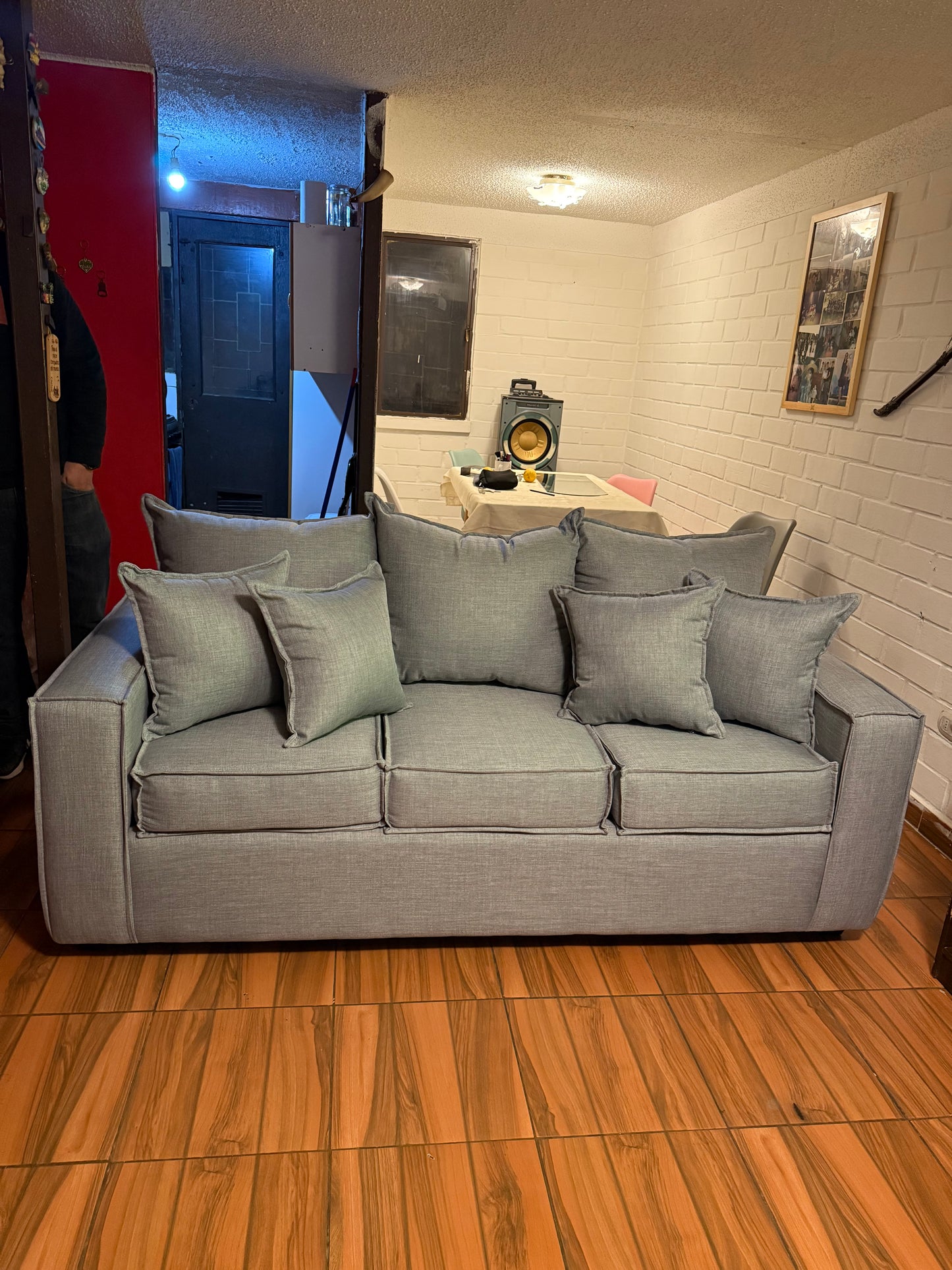 Sofa 3 cuerpos 3 Asientos Homero Plus 7 Cojines