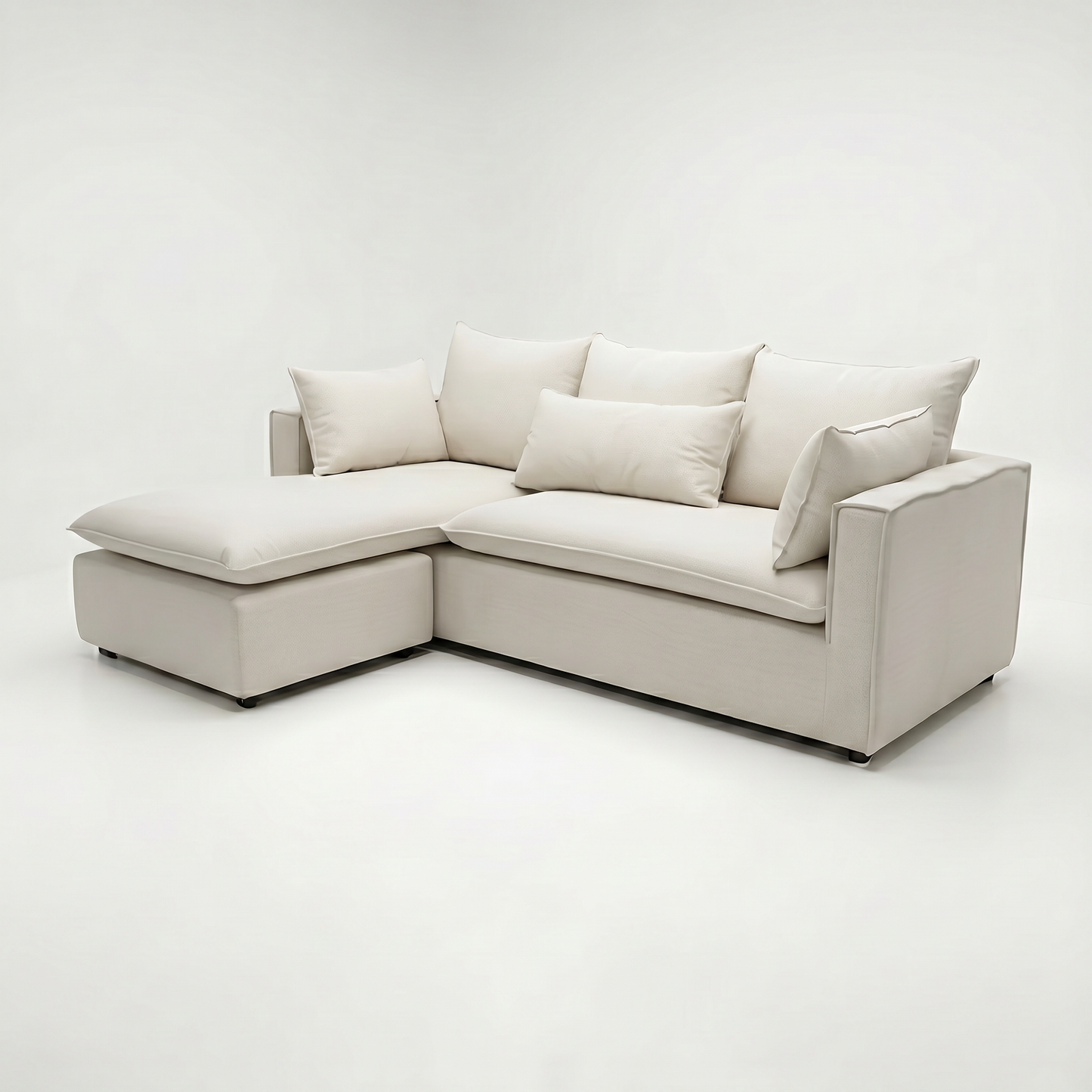 Sofa Cama Enti Estándar & XS 210 x 155 y 190 x 155 cm / L Intercambiable & 2 o 3 cojines de respaldo