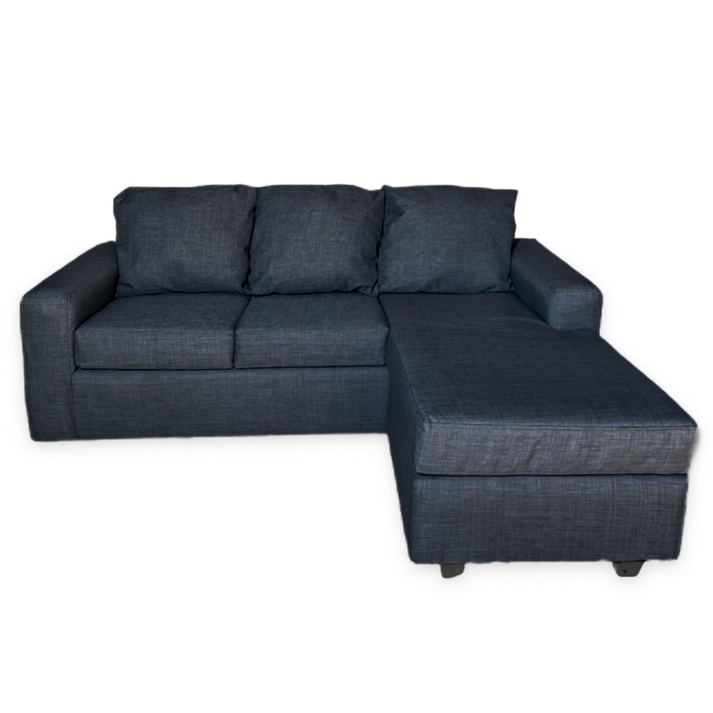 Nuevo Sofá Intercambiable Vitelio Terminación Simple 5 Cuerpos con Resorte Color Gris Marengo