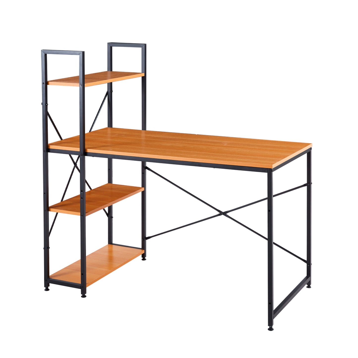 Escritorio Industrial Home Office - Madera Clara