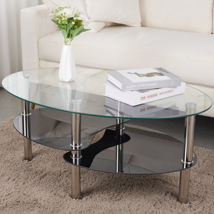 Mesa de centro vidrio 2 caras