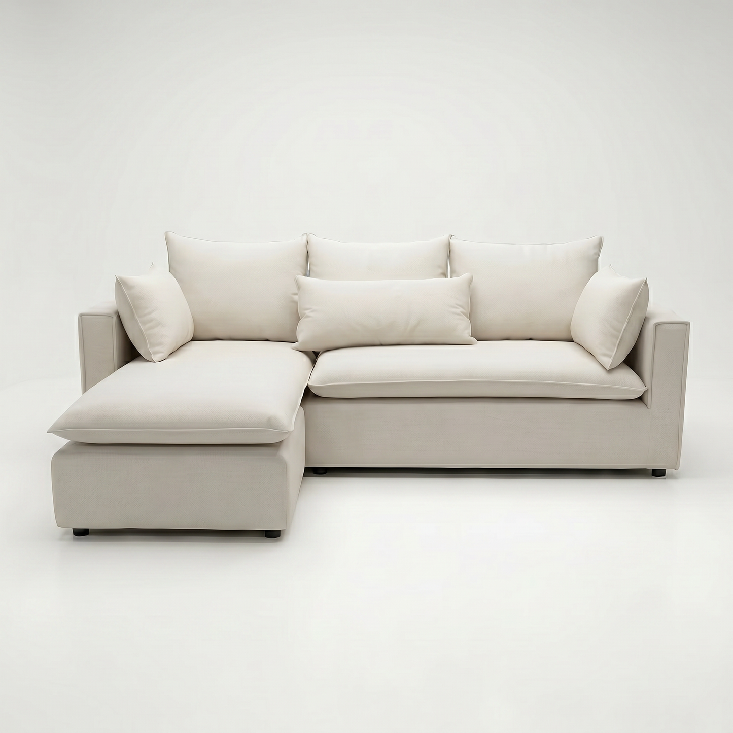 Sofa Cama Enti Estándar & XS 210 x 155 y 190 x 155 cm / L Intercambiable & 2 o 3 cojines de respaldo