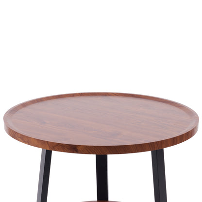 Mesa de centro trabajo y cafe - Madera Oscura