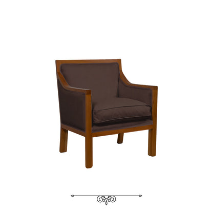 Juego de Living Homero Sofá y Sitiales 311 con Resortes Pocket Color Café
