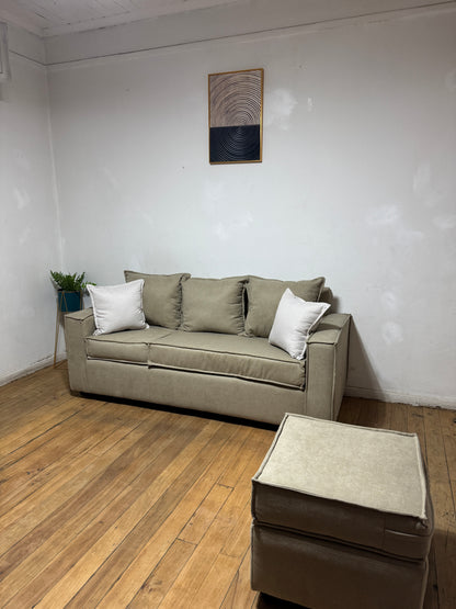 Sofa Multiposición L / Tradicional / Puf