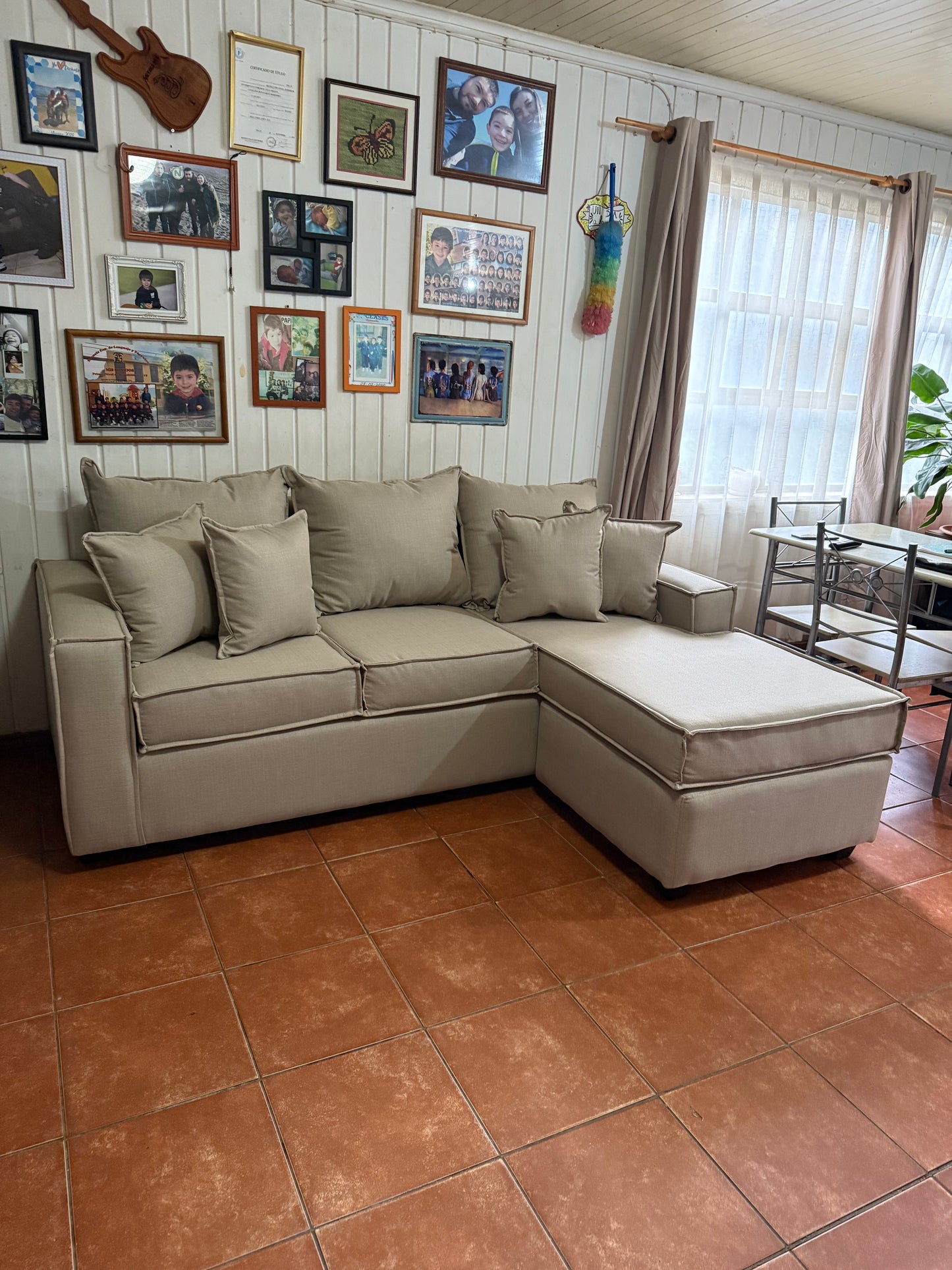 Inter Homero Plus* / Beige / Lino Rustico, Lino Soft y Felpa