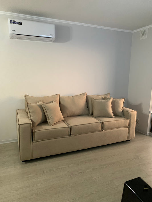 Sofa 3 cuerpos 3 Asientos Homero Plus 7 Cojines