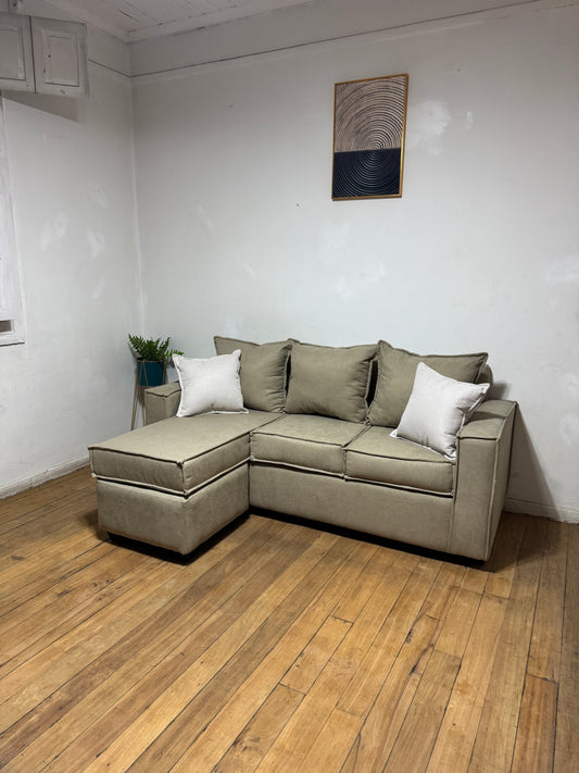 Sofa Multiposición L / Tradicional / Puf