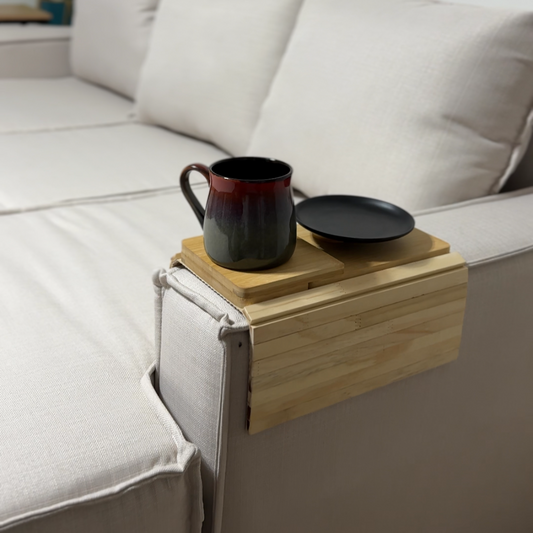 Bandeja porta Desayunos para Sofas con Goma Adherente Antideslizante
