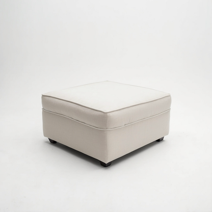 Puf Homero / Asiento de Resortes / Amplio 82 x 82 cm Estándar 67 x 67 cm