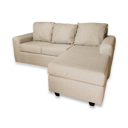 Nuevo Sofá Intercambiable Vitelio Terminación Simple 5 Cuerpos con Resortes Color Beige