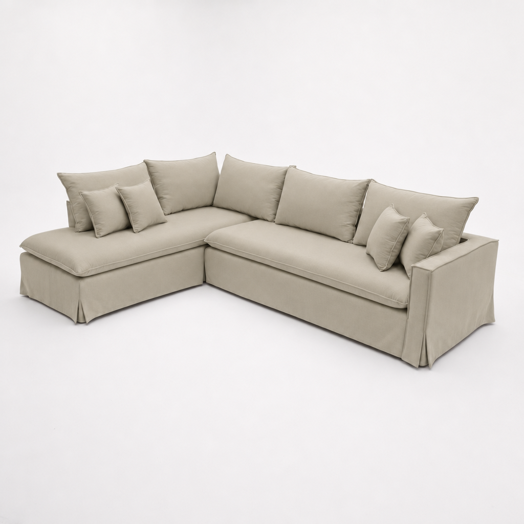 Seccional Enti Hybrido Fundas, Chaise Longue L Fija (Derecha o Izquierda) 300 x 200 y Ancho 270 x 170