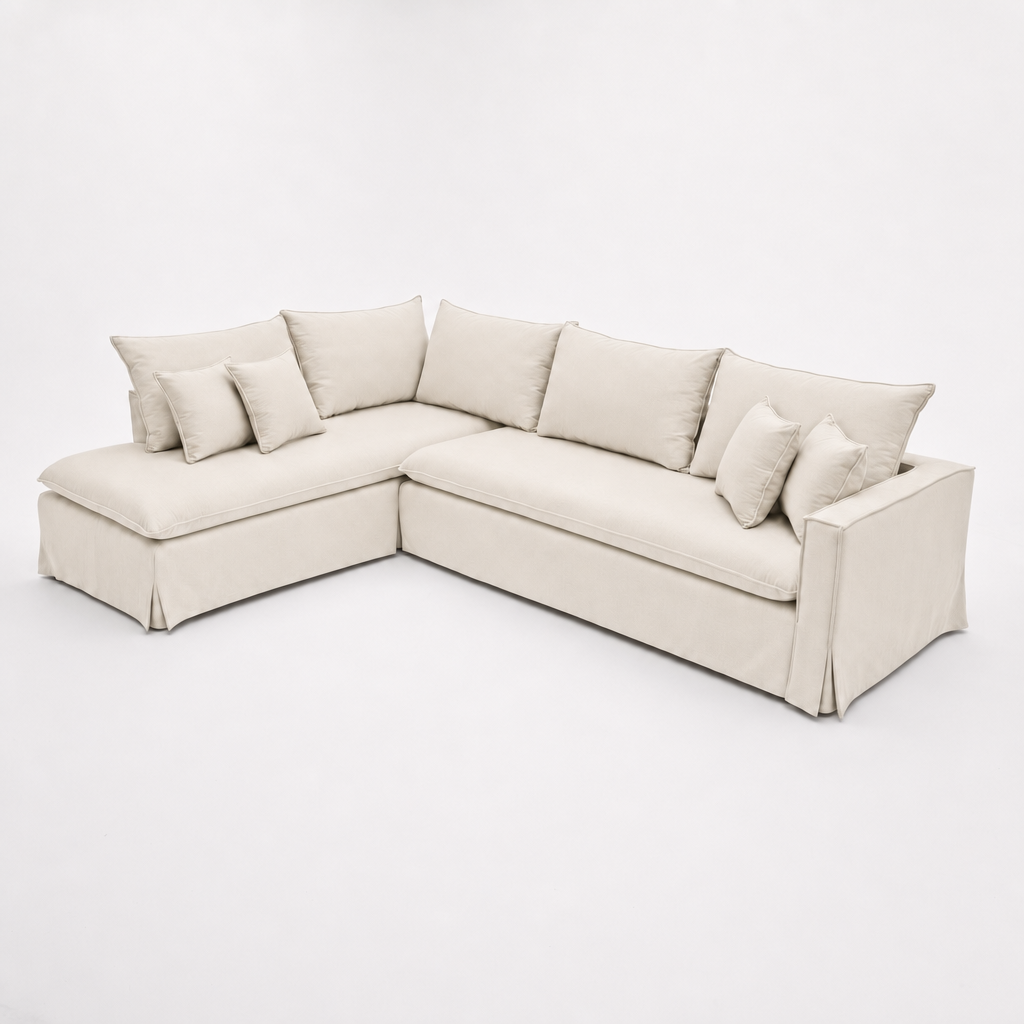 Seccional Enti Hybrido Fundas, Chaise Longue L Fija (Derecha o Izquierda) 300 x 200 y Ancho 270 x 170