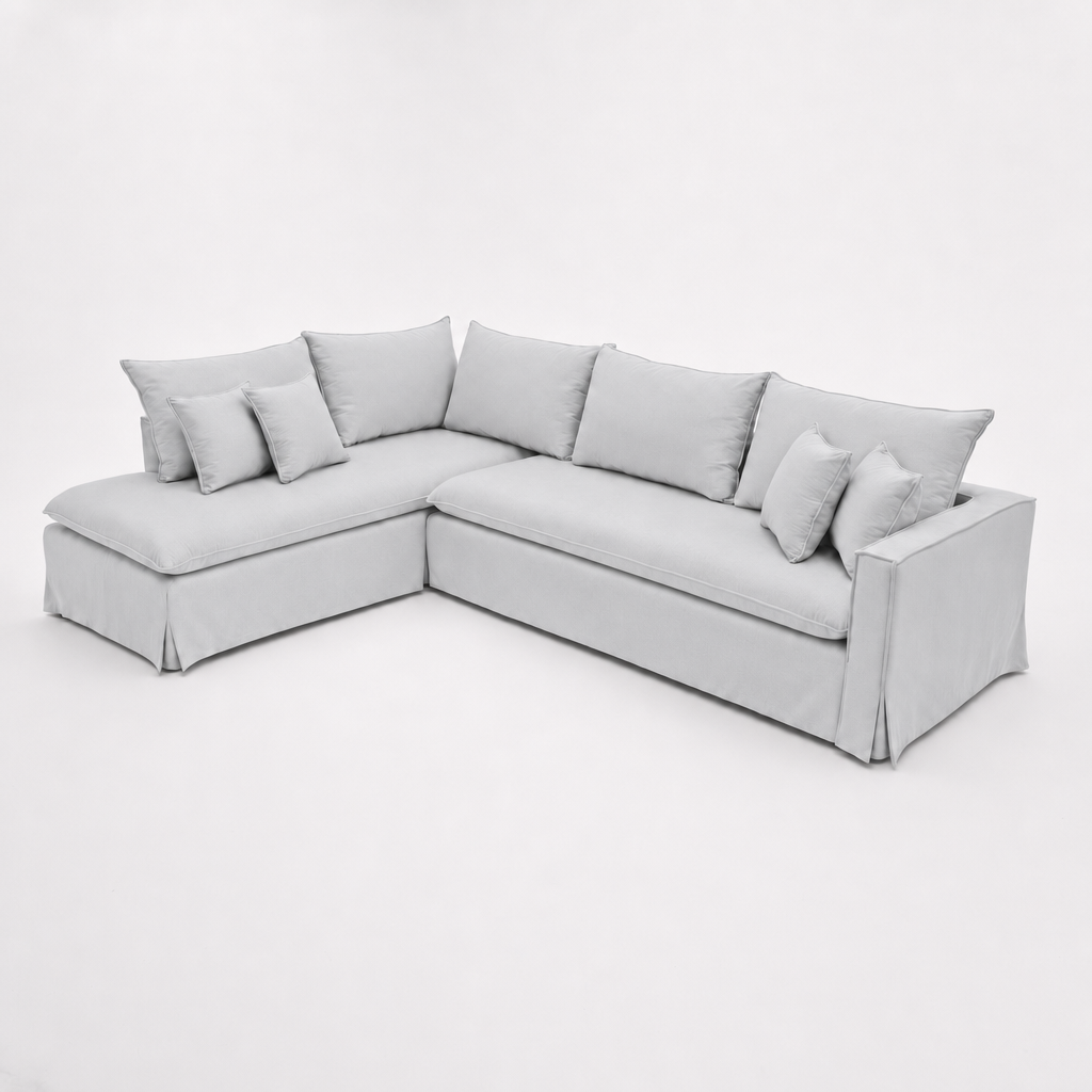 Seccional Enti Hybrido Fundas, Chaise Longue L Fija (Derecha o Izquierda) 300 x 200 y Ancho 270 x 170