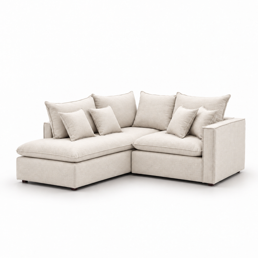 Mini Seccional Enti Hybrido / 210X90X210 / Lino Rustico, Lino Soft, Felpa